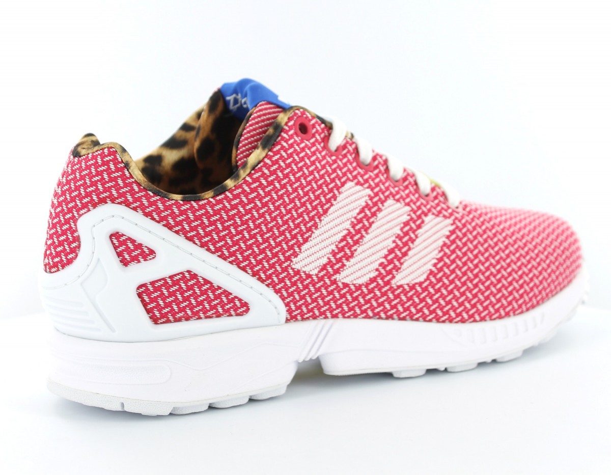 adidas zx flux rose fluo femme