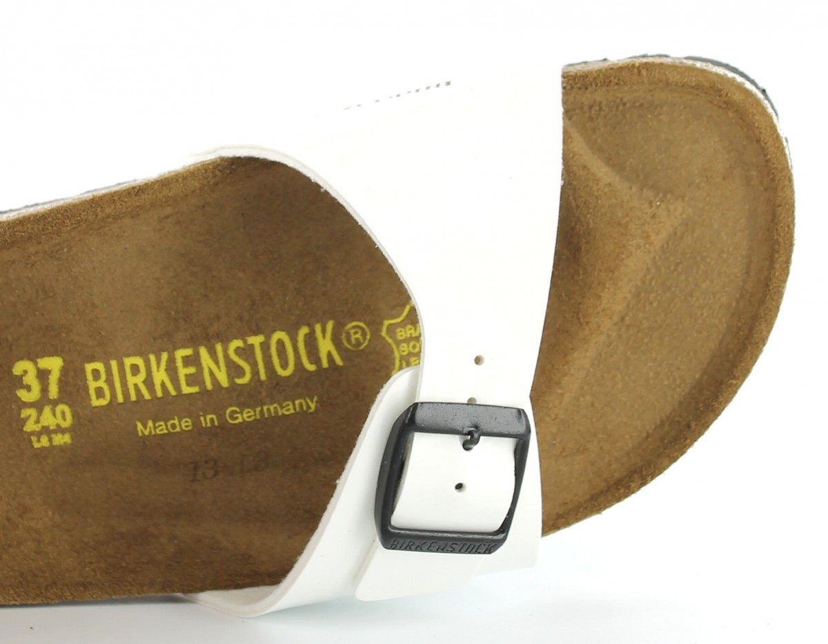 Birkenstock Madrid birk VERNISBLANC Achat  Vente de Birkenstock ...