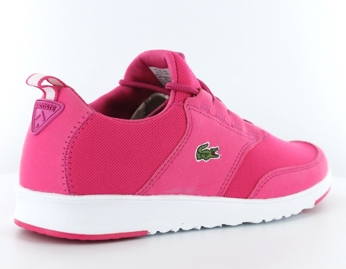 chaussure lacoste rose gold
