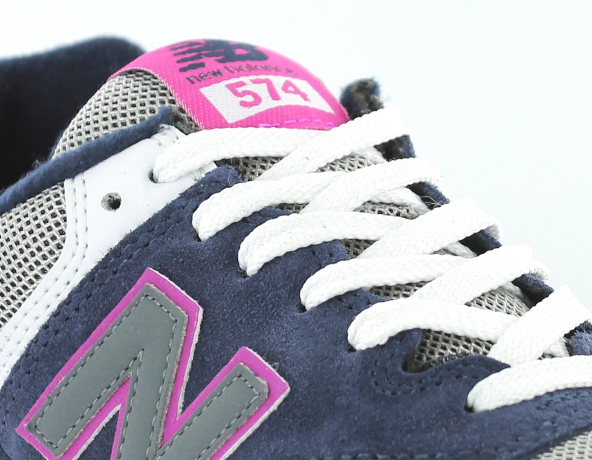 new balance 574 bleu marine rose