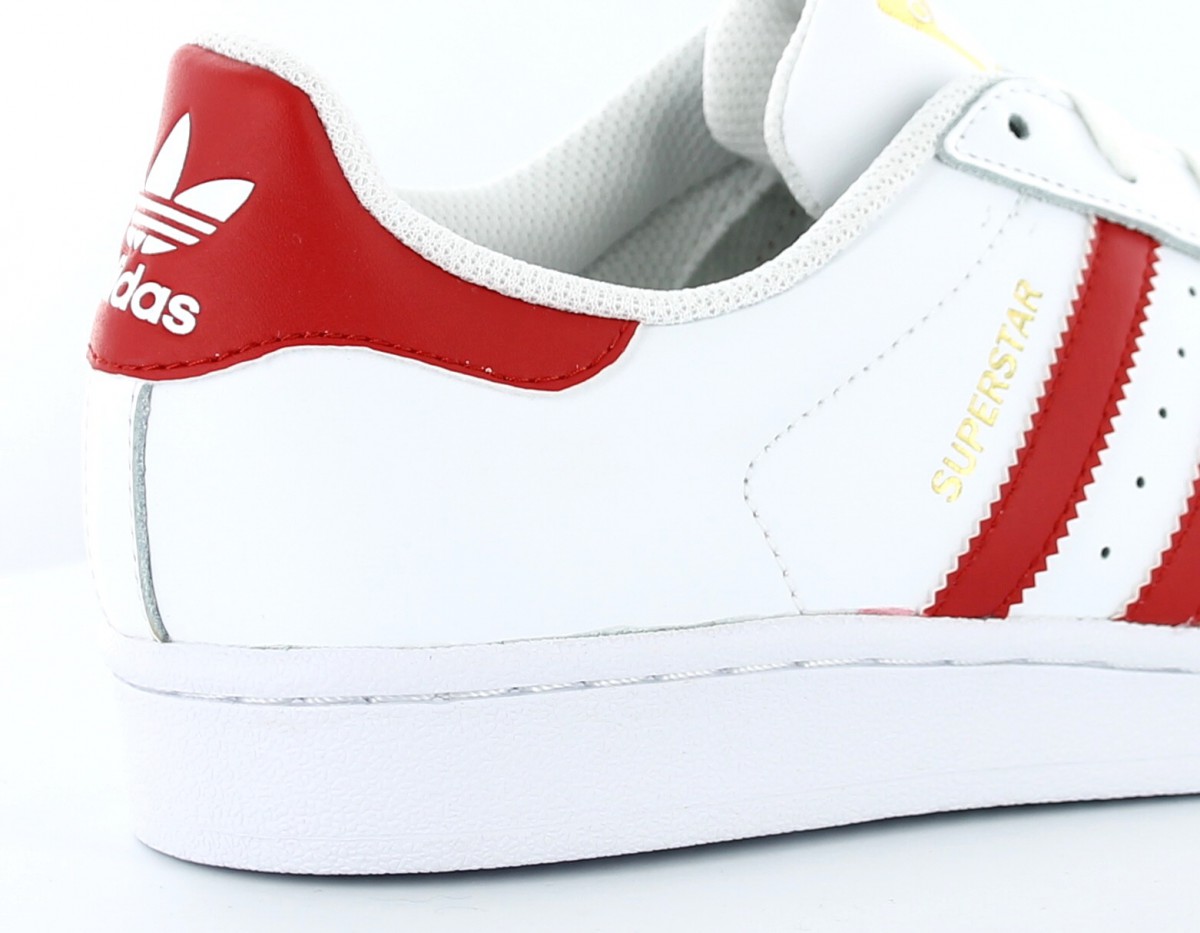 adidas superstar toute rouge femme