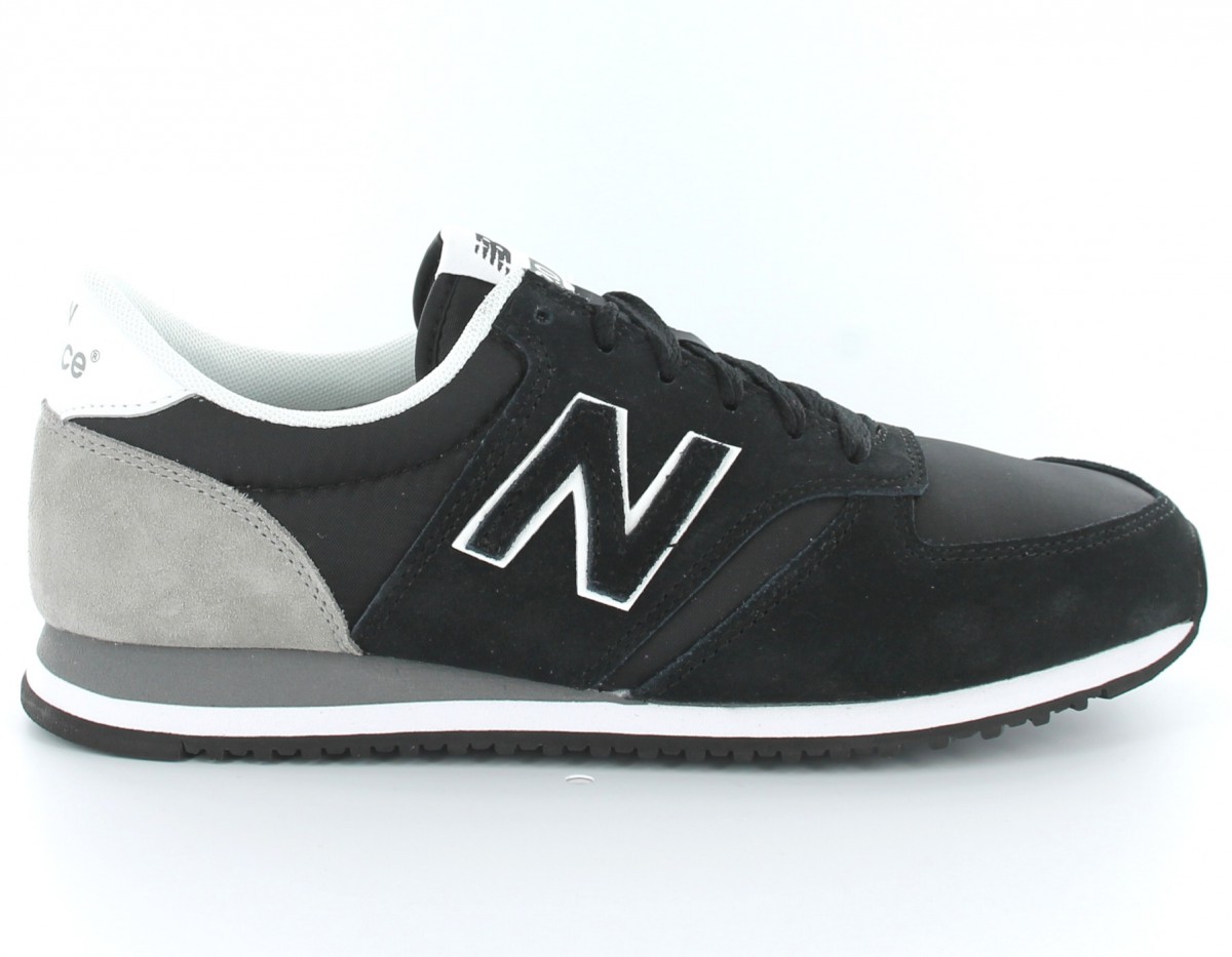 new balance 420 baskets en daim noir et gris