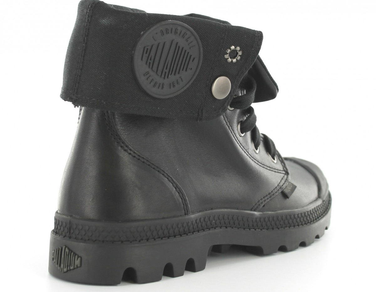 palladium cuir noir