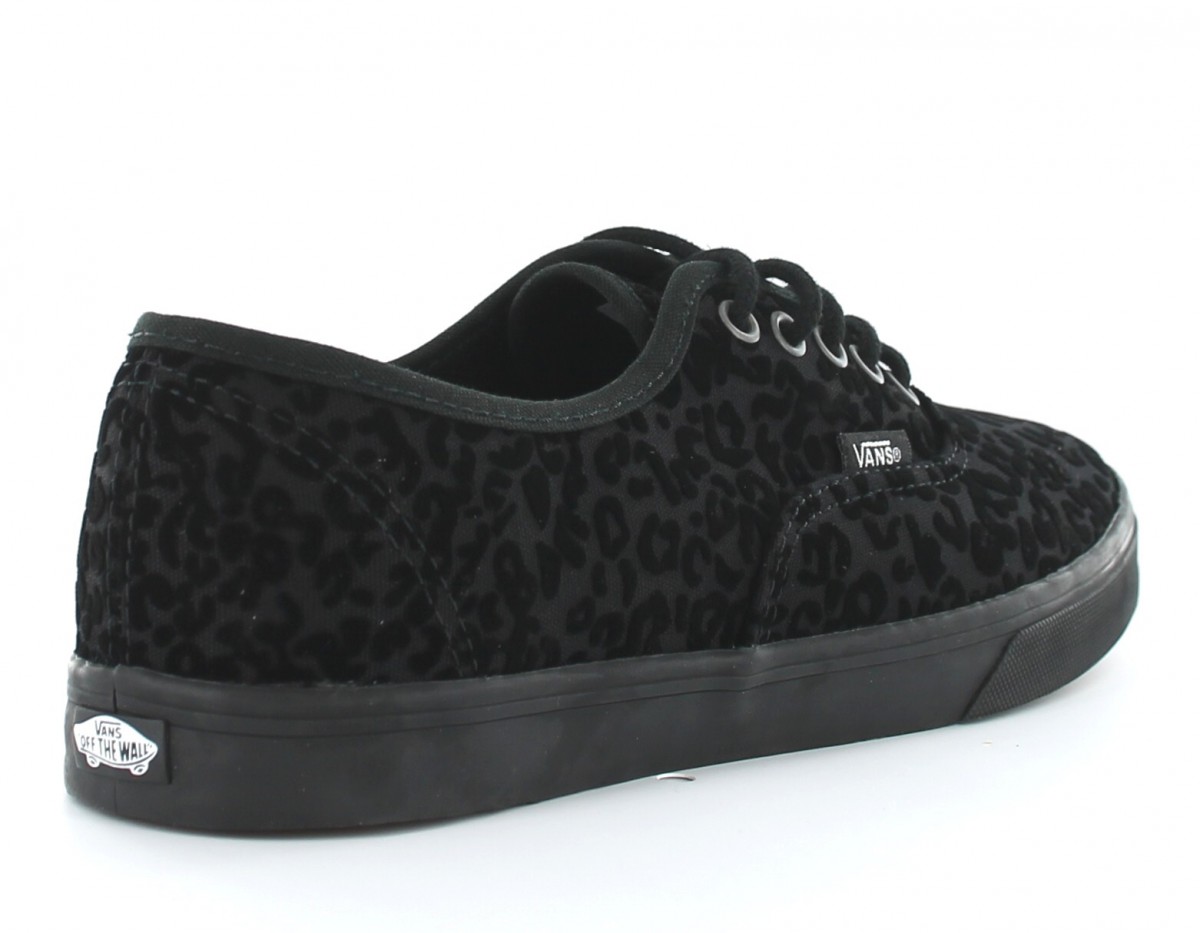 vans leopard noir