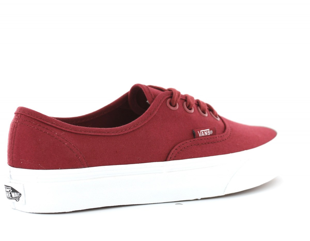 vans authentic bordeaux rot