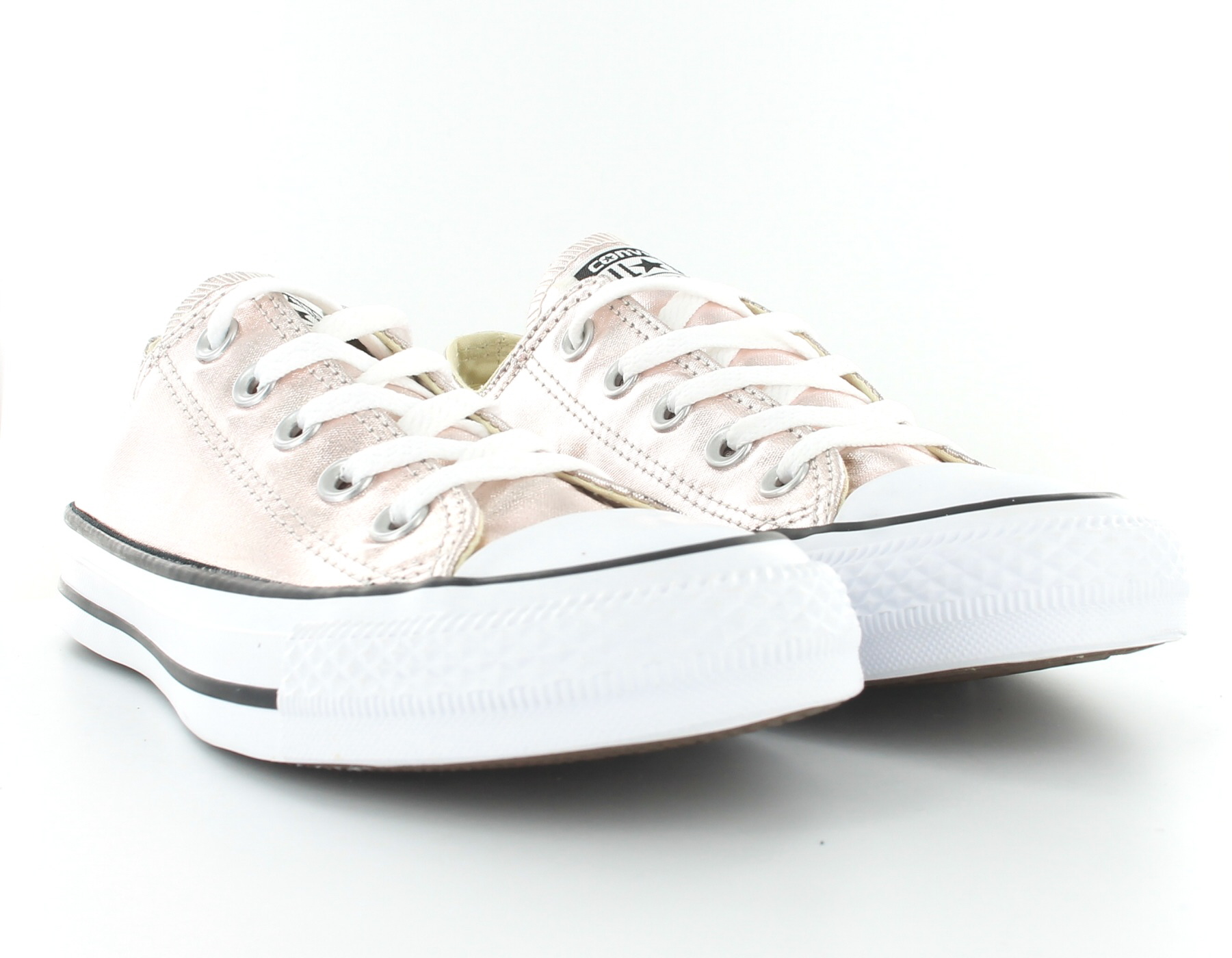 converse rose quartz chuck taylor all star metallic ox