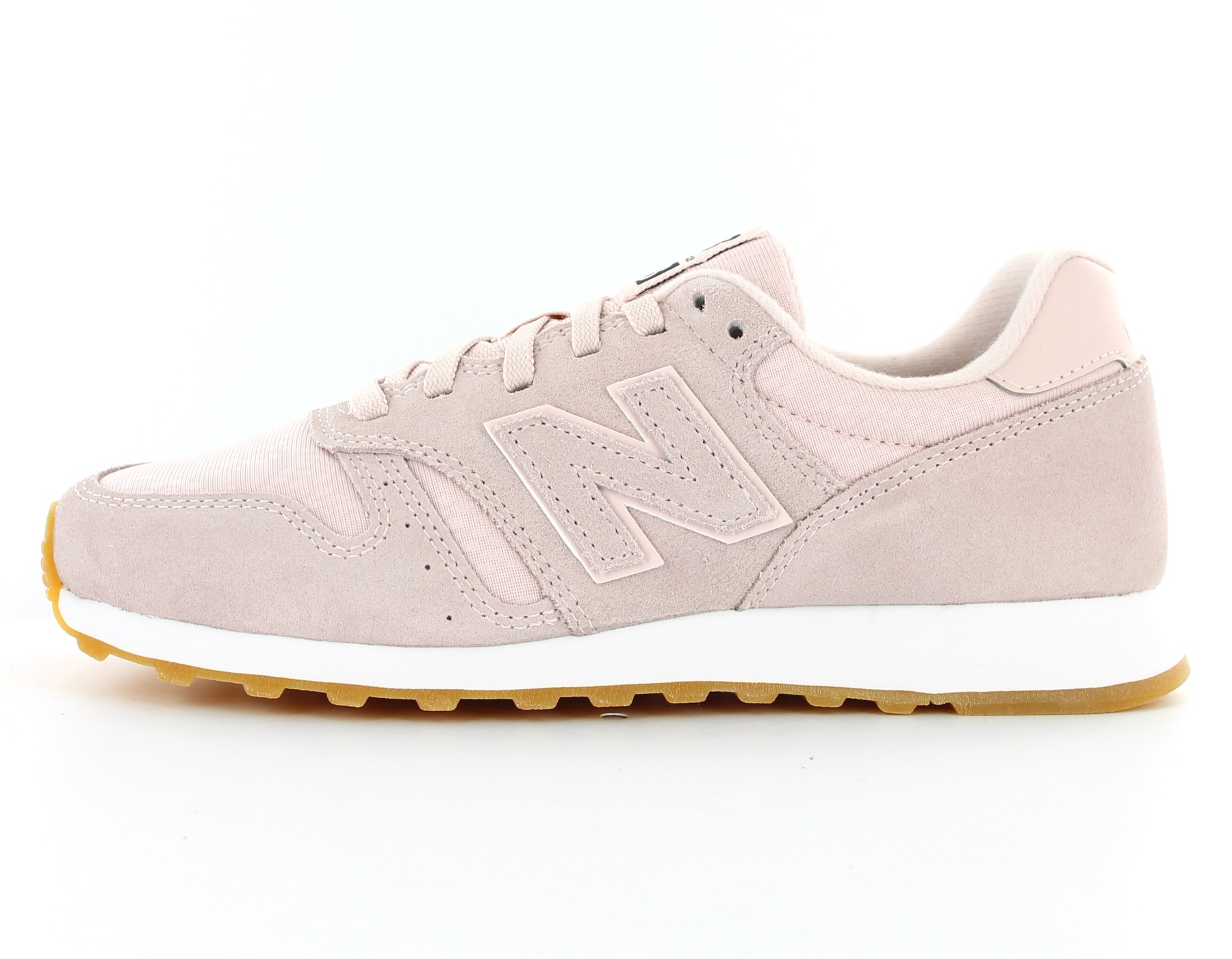 New Balance 373 Femme Suede Rose-Gomme New Balance 373 Femme Suede Rose-Gomme
