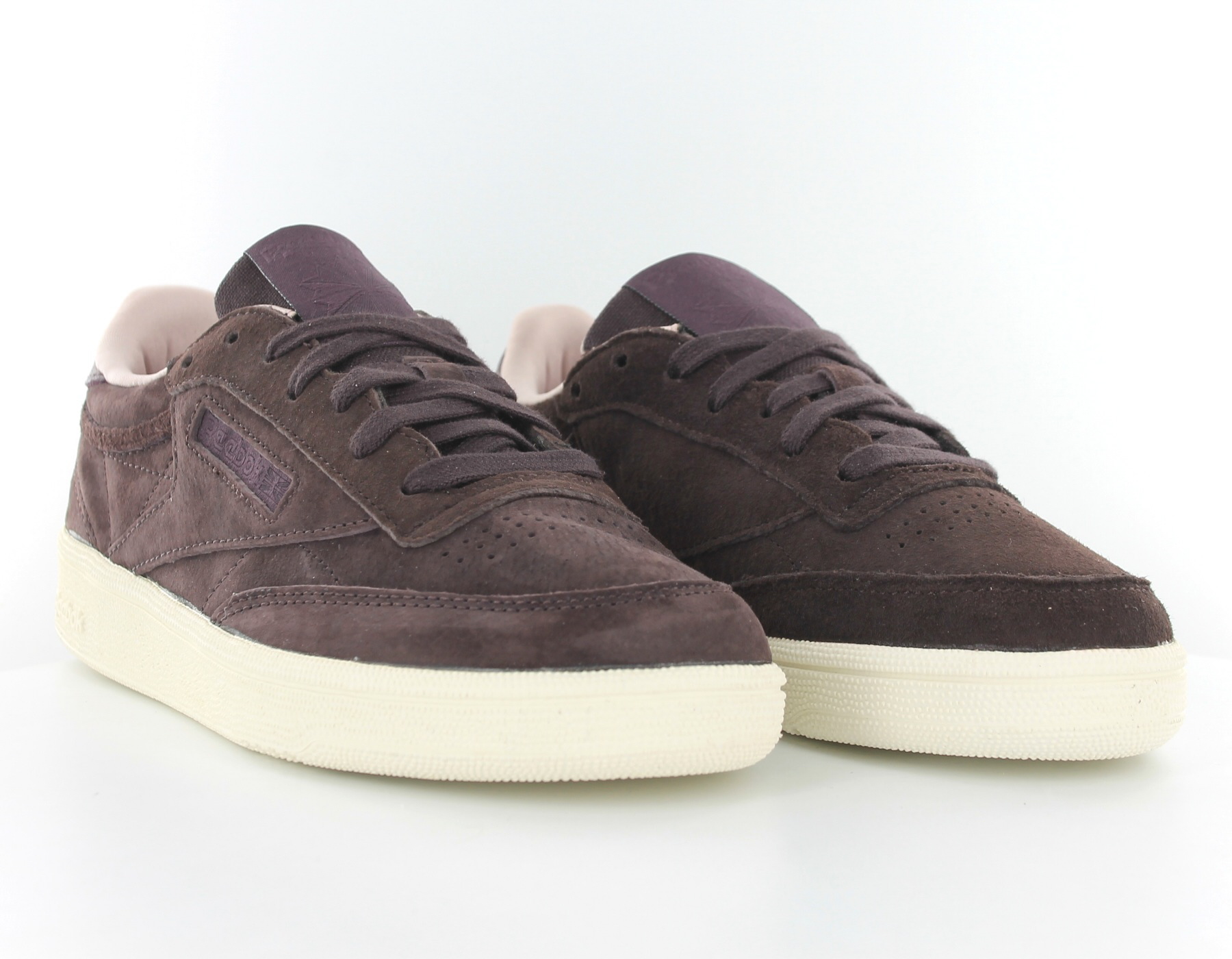 reebok club c femme violet