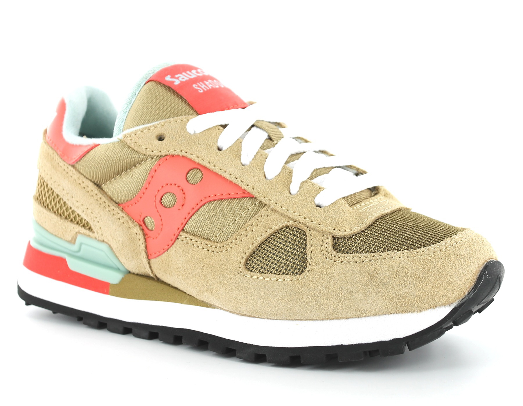 saucony chaussures femme rouge