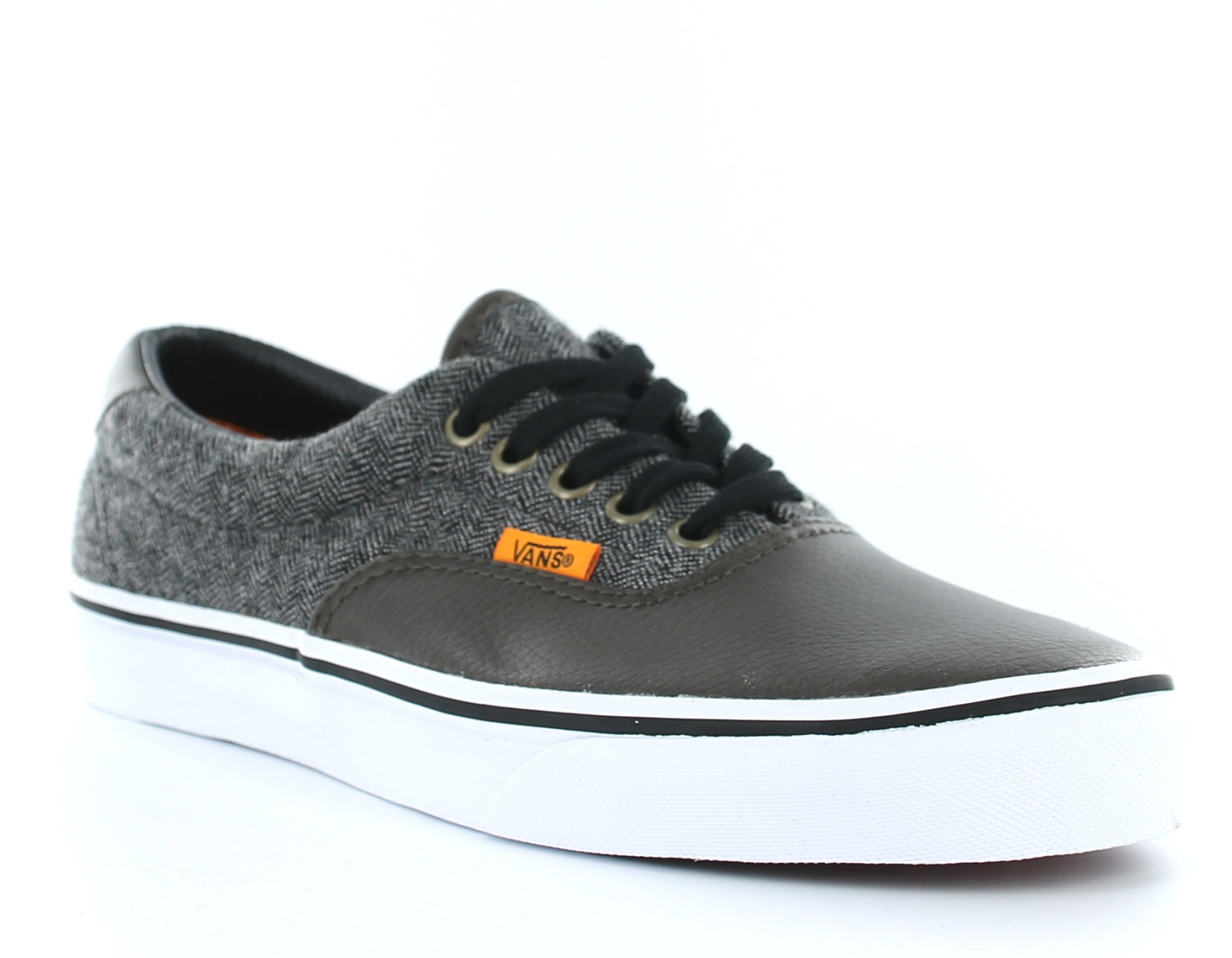 vans era gris marron