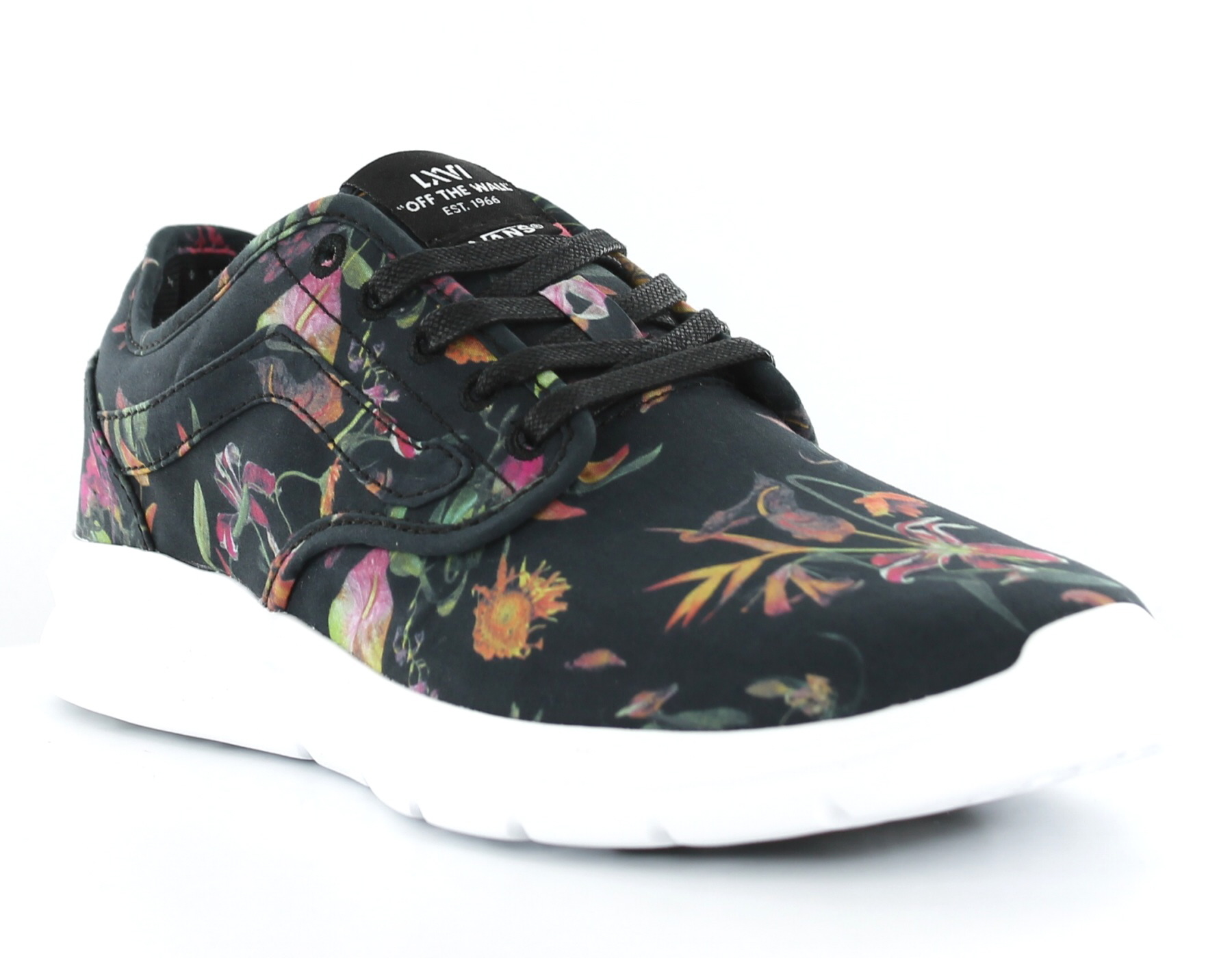 vans authentic black bloom