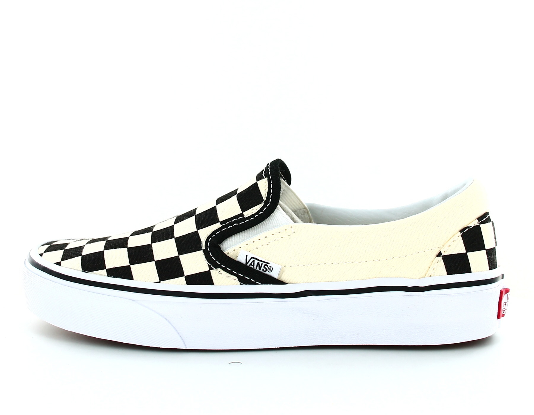 vans slip on damier