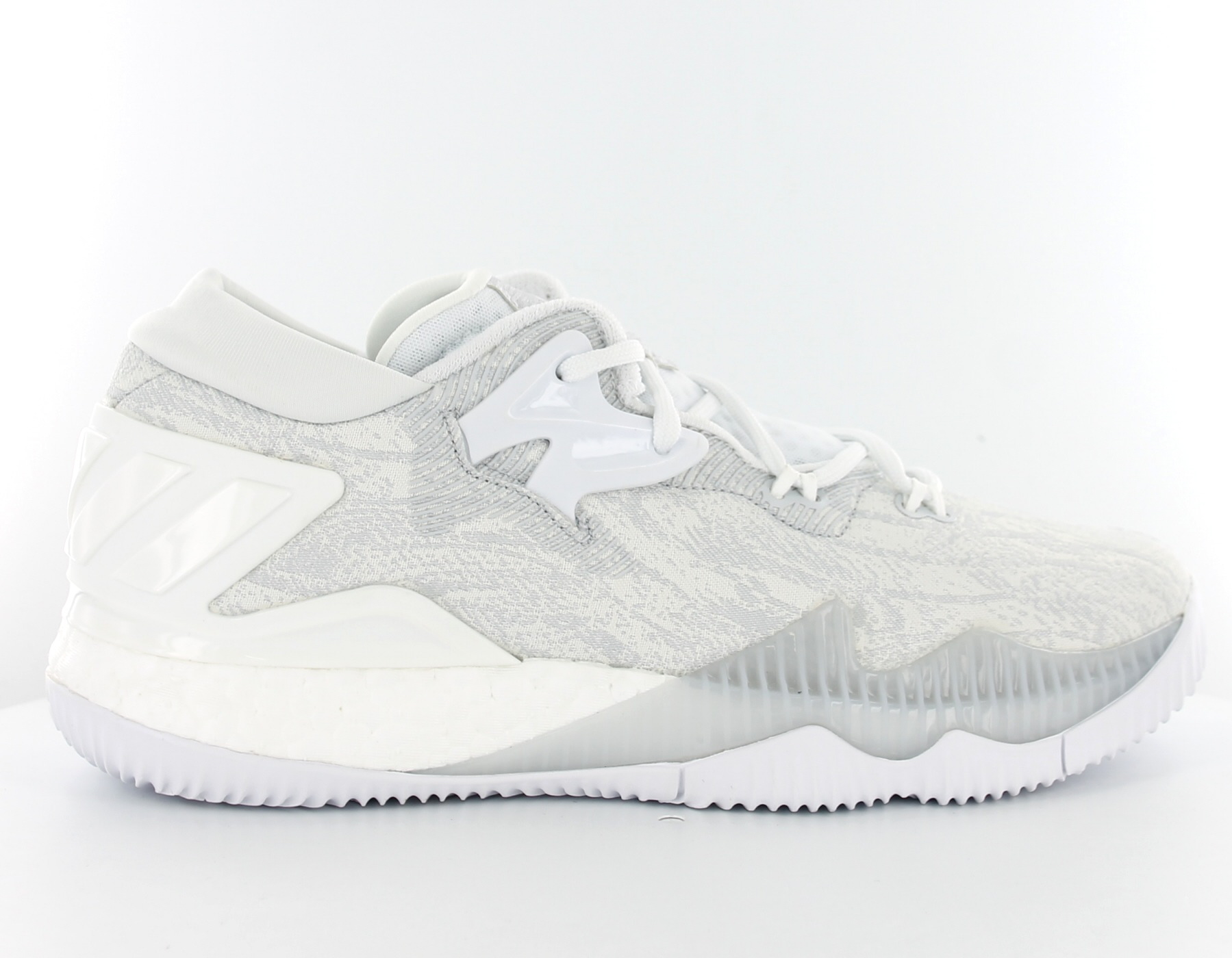 Adidas Crazylight boost lo Blanc-gris-harden B42425 Adidas Crazylight boost lo Blanc-gris-harden B42425
