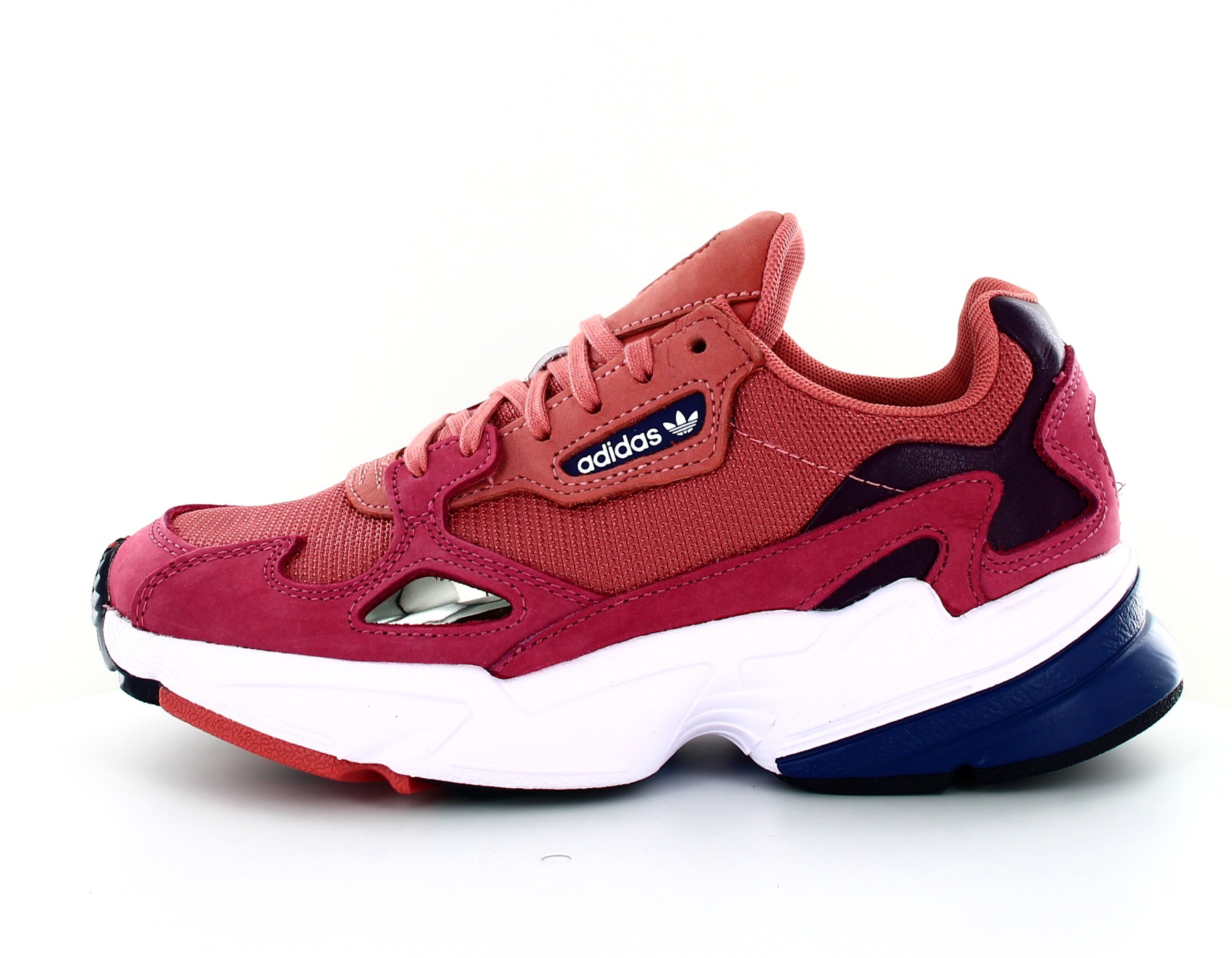 adidas falcon bleu et rose