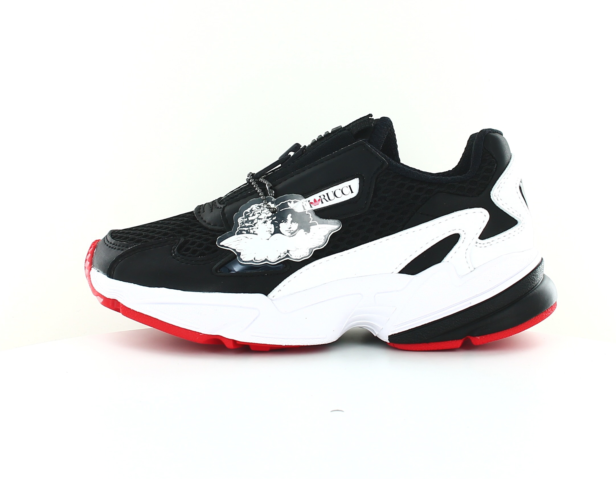 adidas falcon rouge et bleu