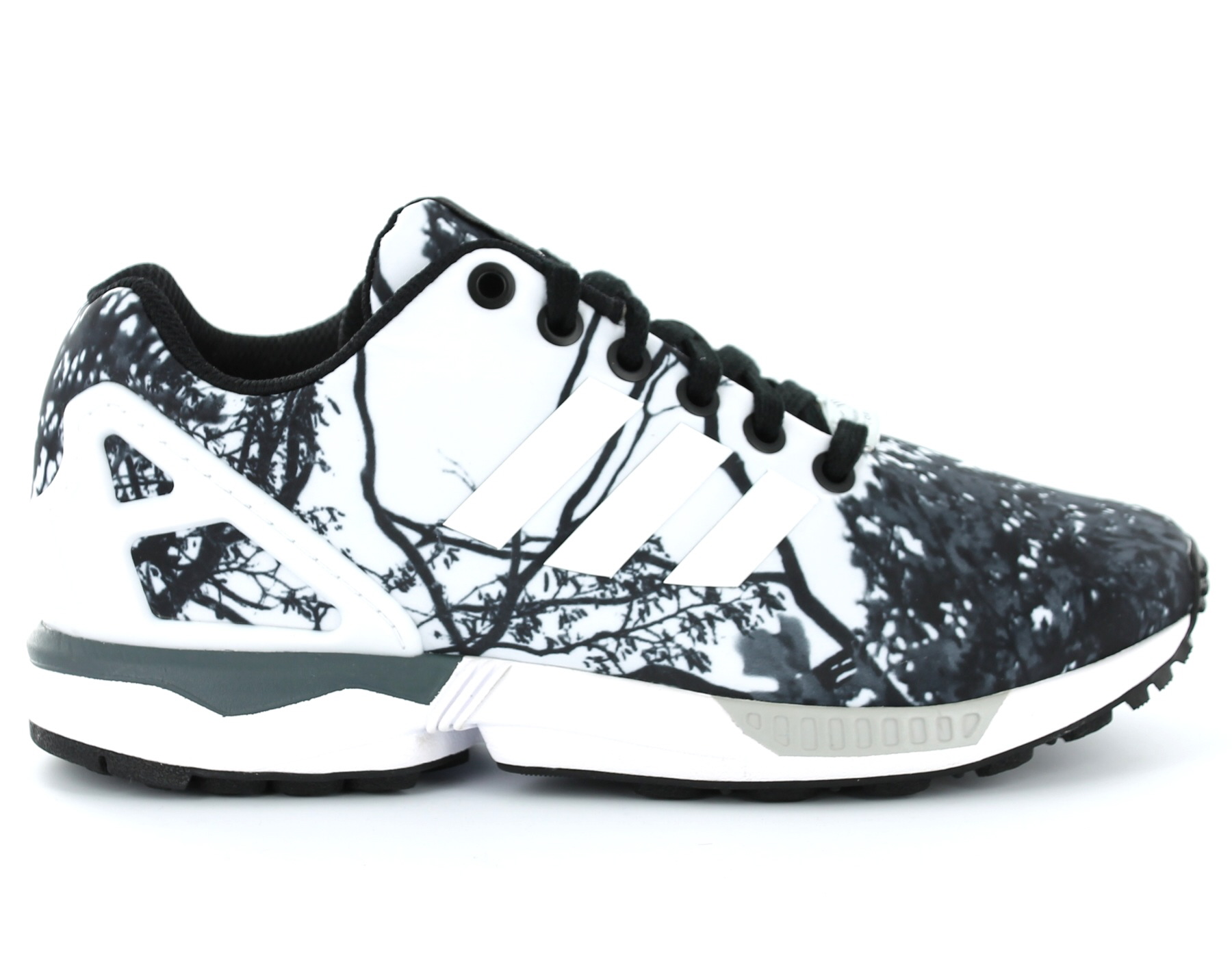 adidas flux noir et blanche