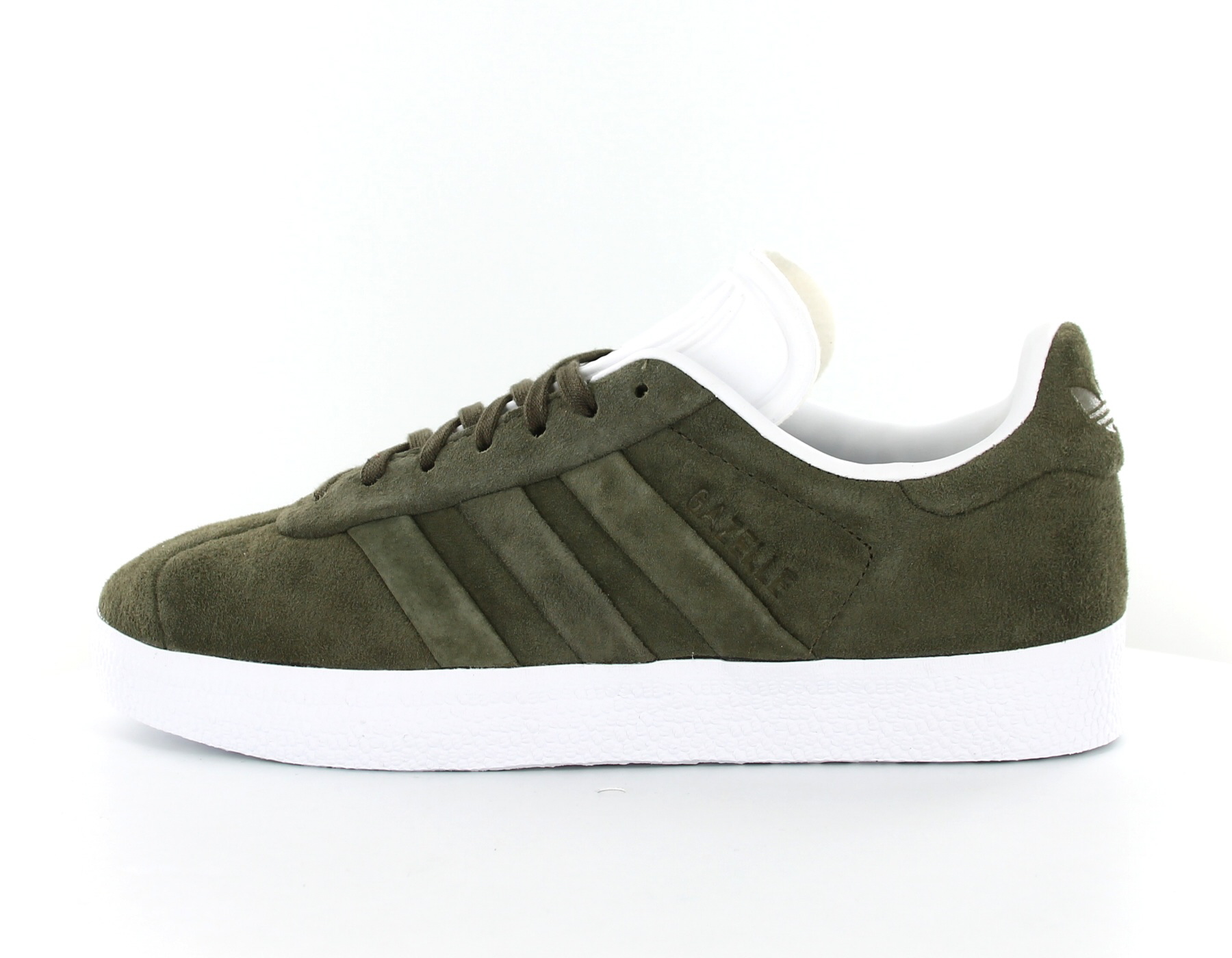 Adidas Gazelle stitch and turn Kaki kaki blanc CQ2359 Adidas Gazelle stitch and turn Kaki kaki blanc CQ2359