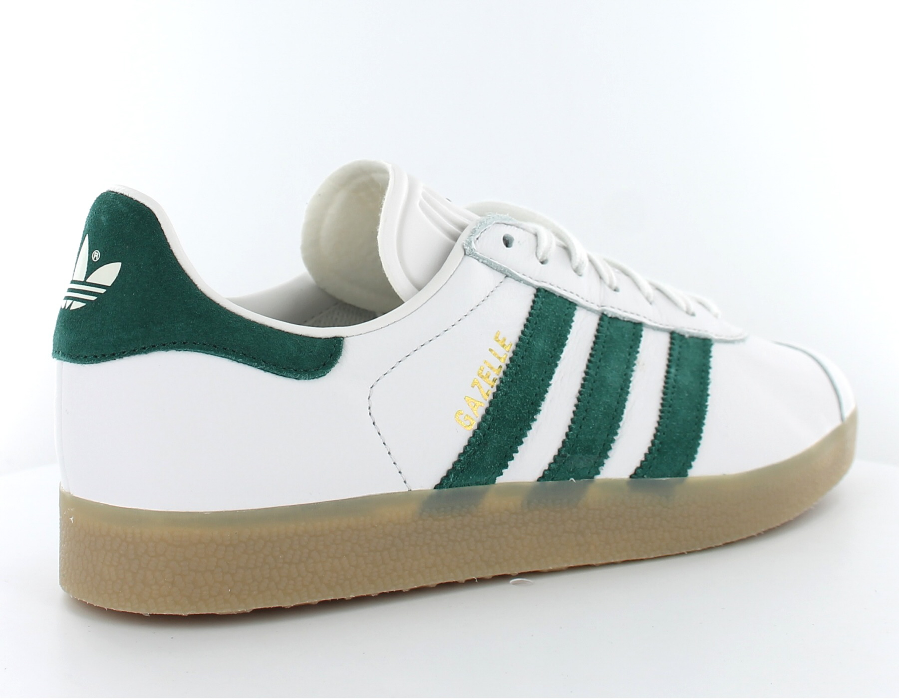 Adidas Gazelle Blanc/Vert/Gomme