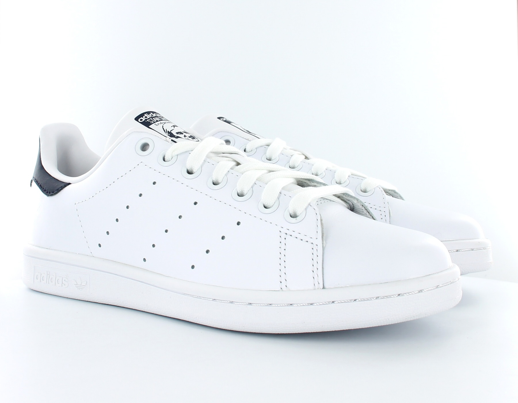 Adidas Stan smith blanc bleu BLANC BLEU