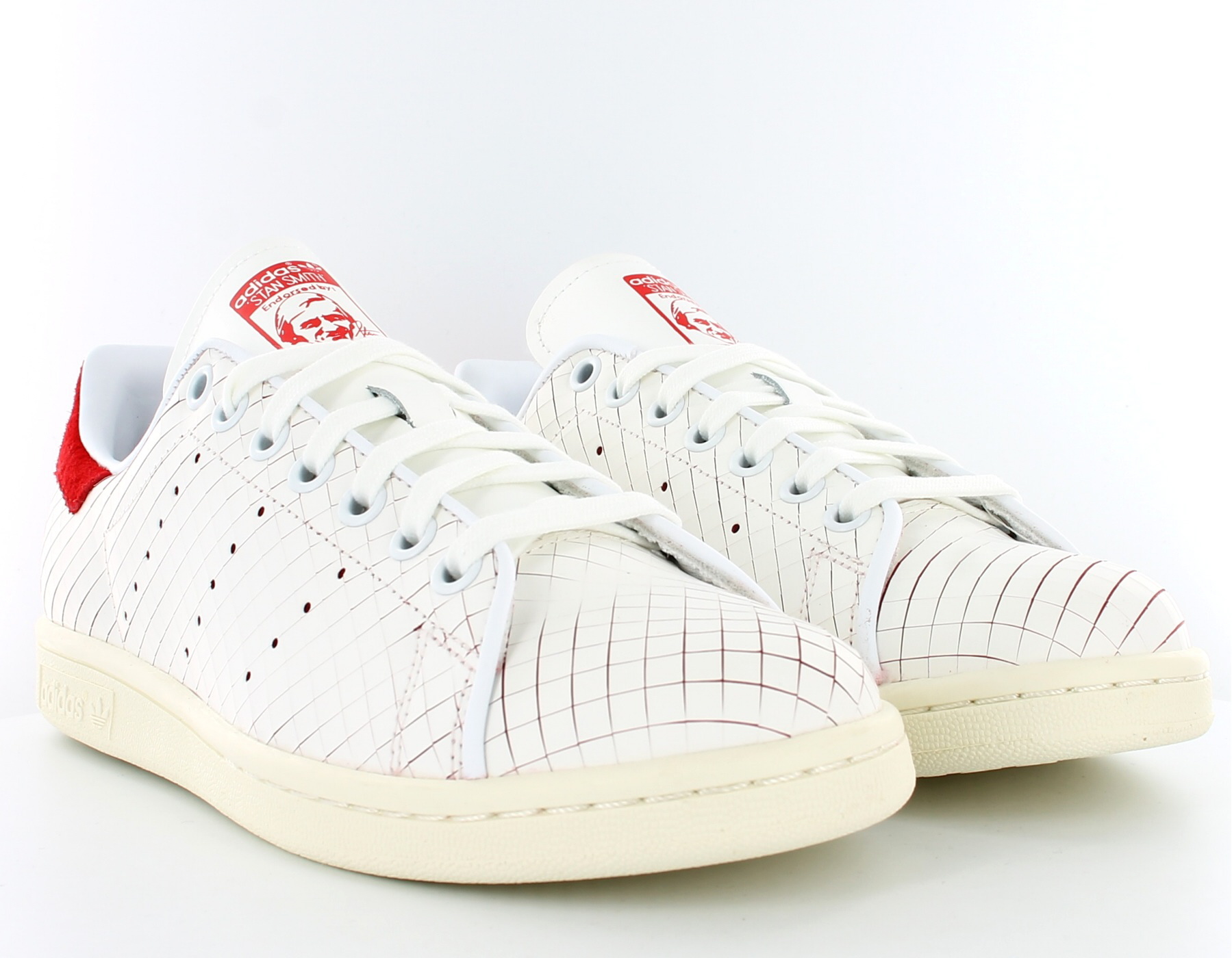adidas stan smith croco femme rouge