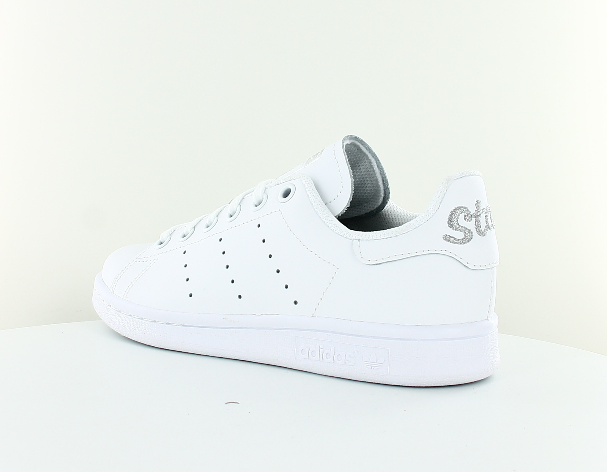 adidas stan smith femme blanche et argent