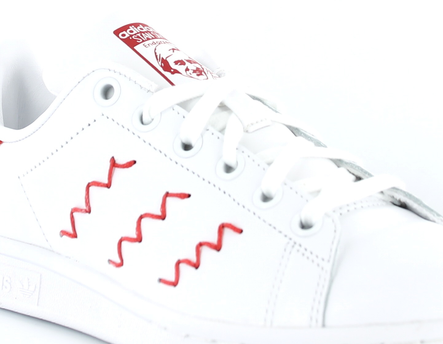 stan smith zig zag rouge