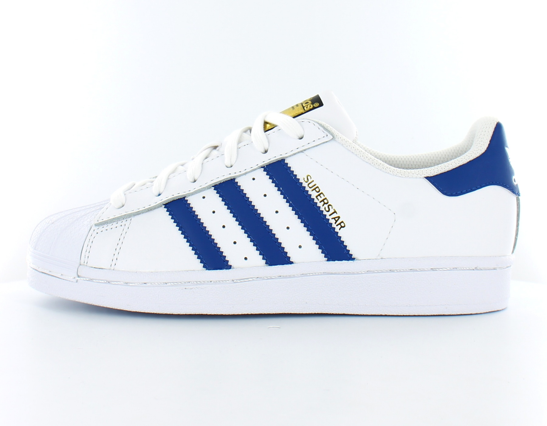 Superstar blanche et bleu on sale femme