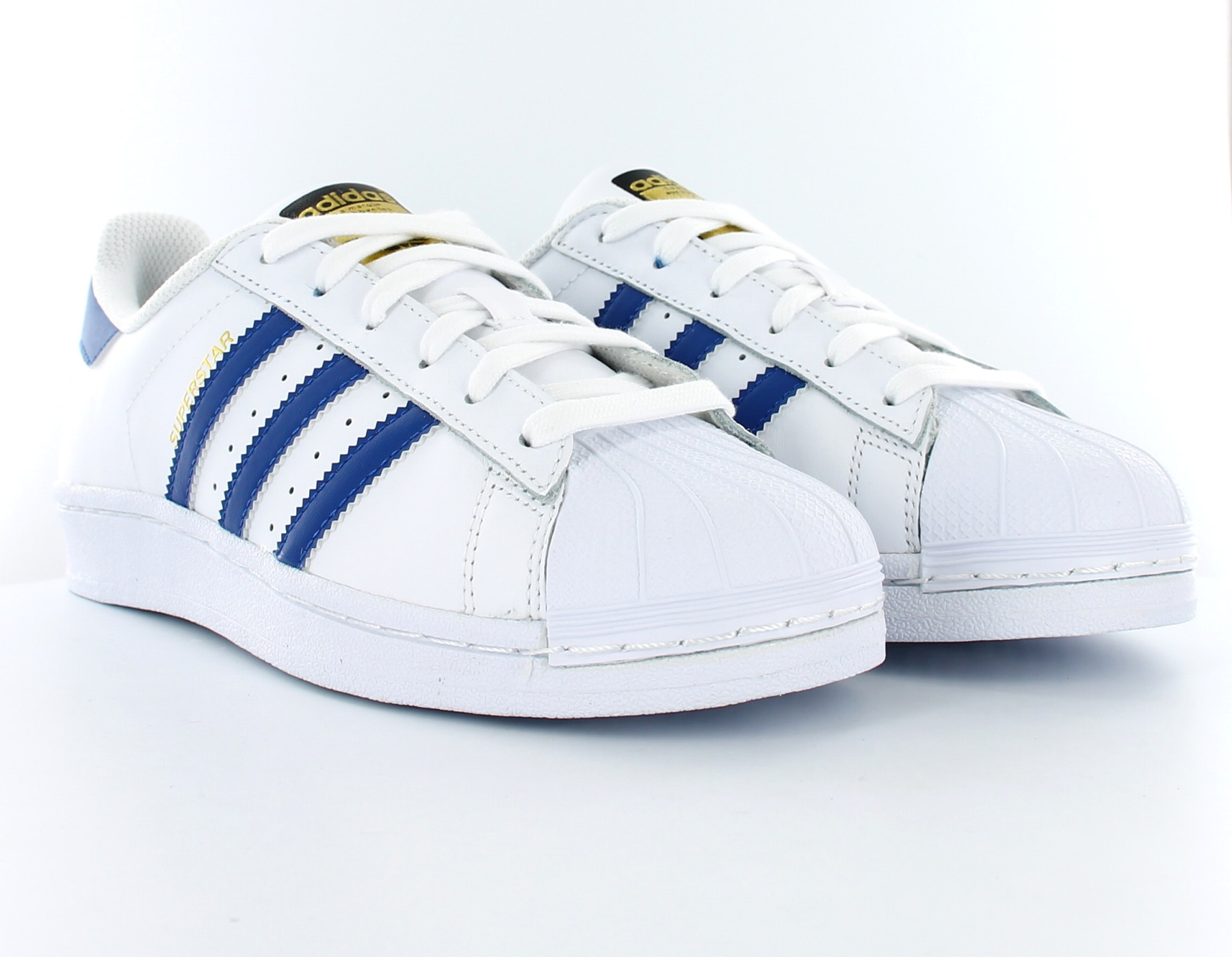 Adidas Superstar BLANC/BLEU Adidas Superstar BLANC/BLEU
