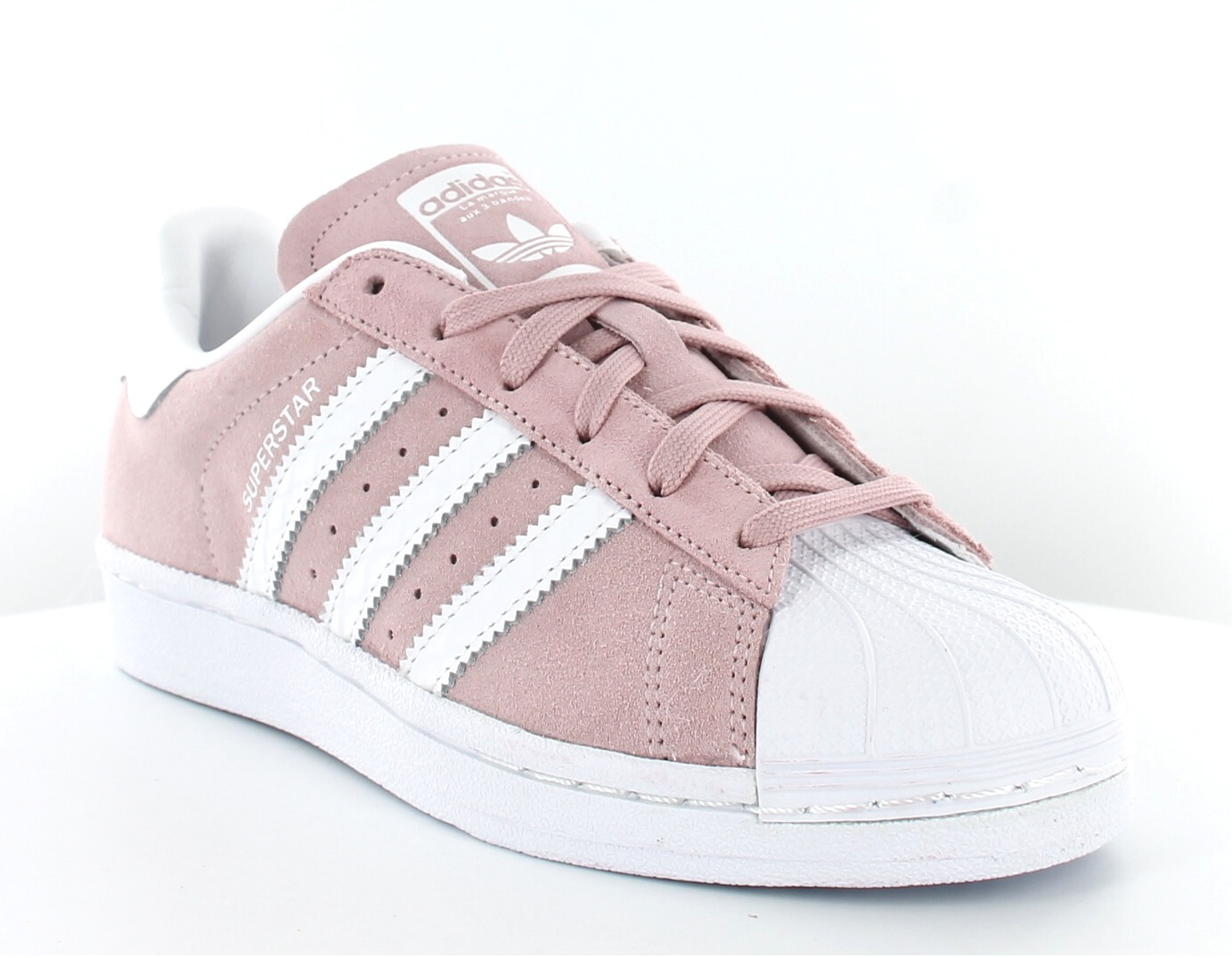 chaussure superstar femme rose