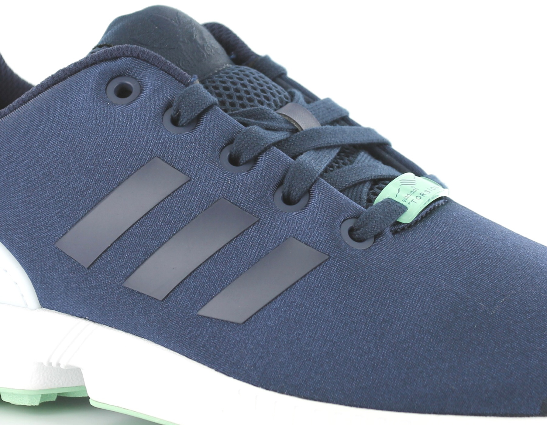 zx flux bleu et blanc