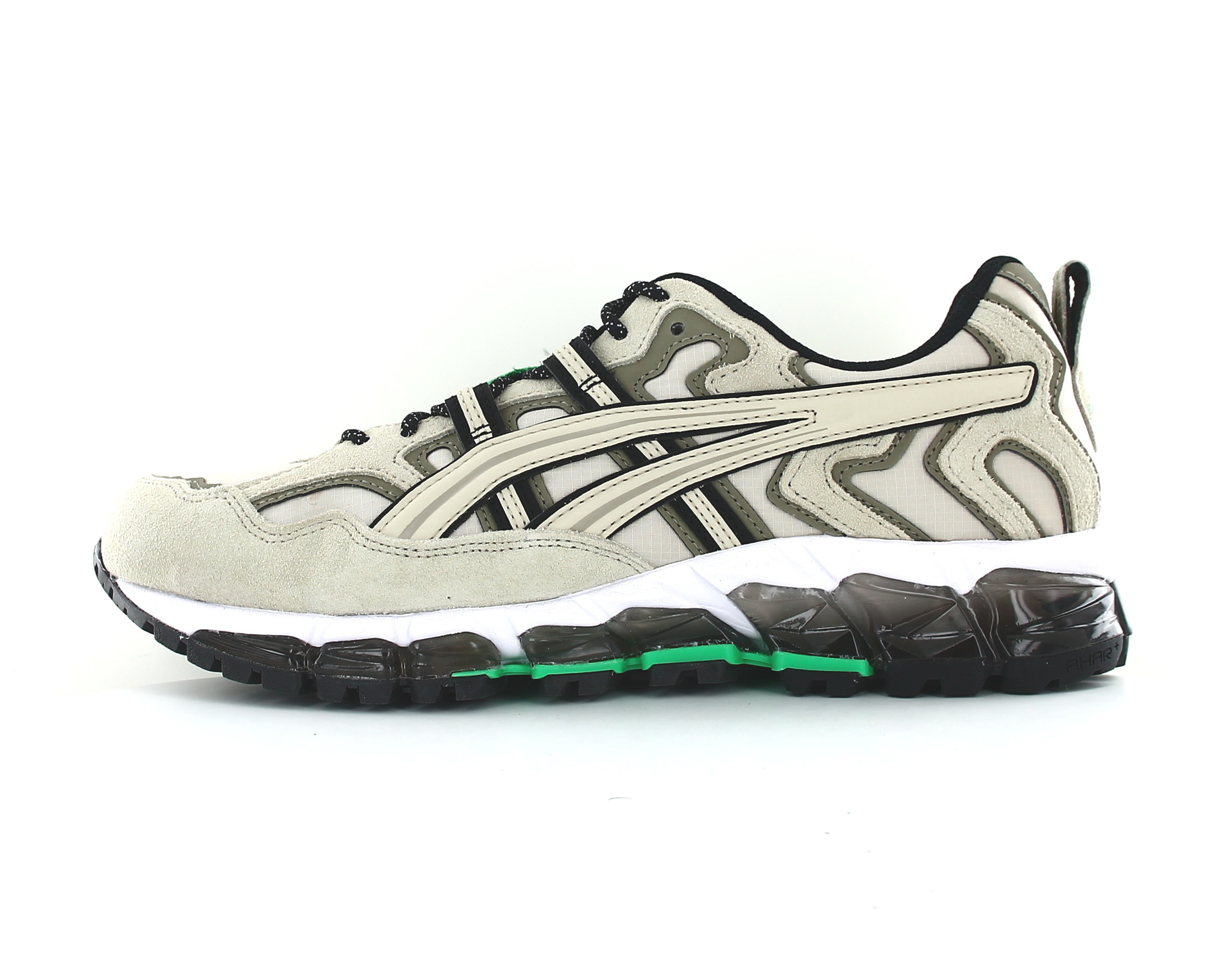 asics noir et vert