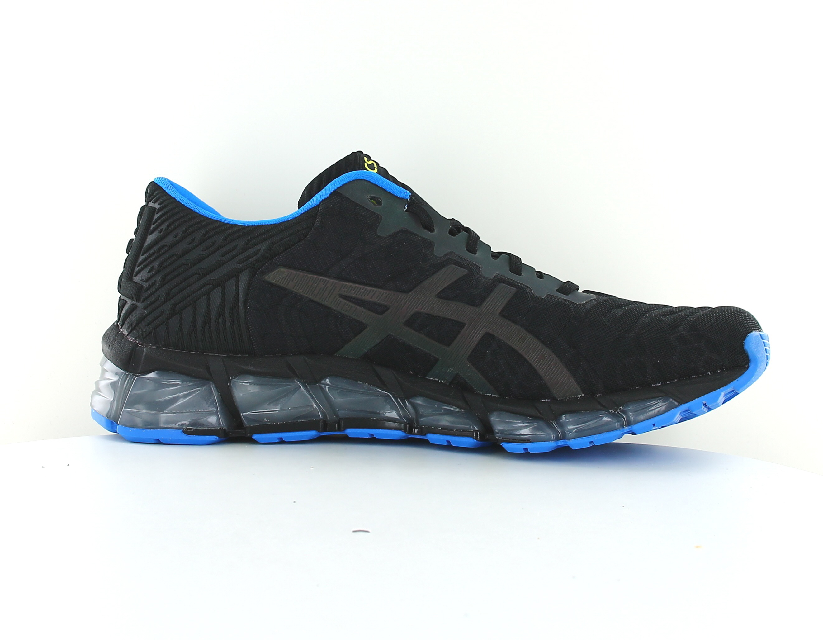 asics bleu et jaune fluo