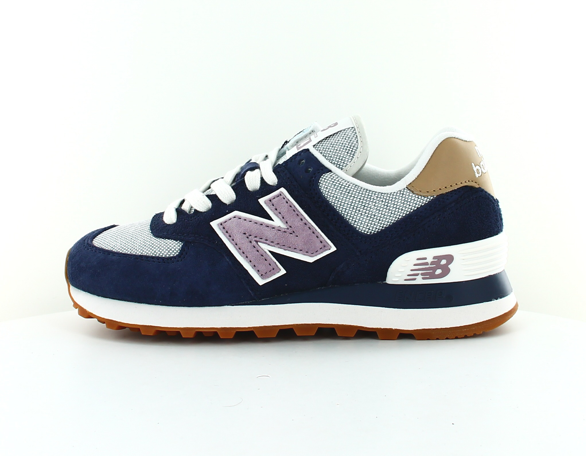 new balance 574 bleu marine et rose