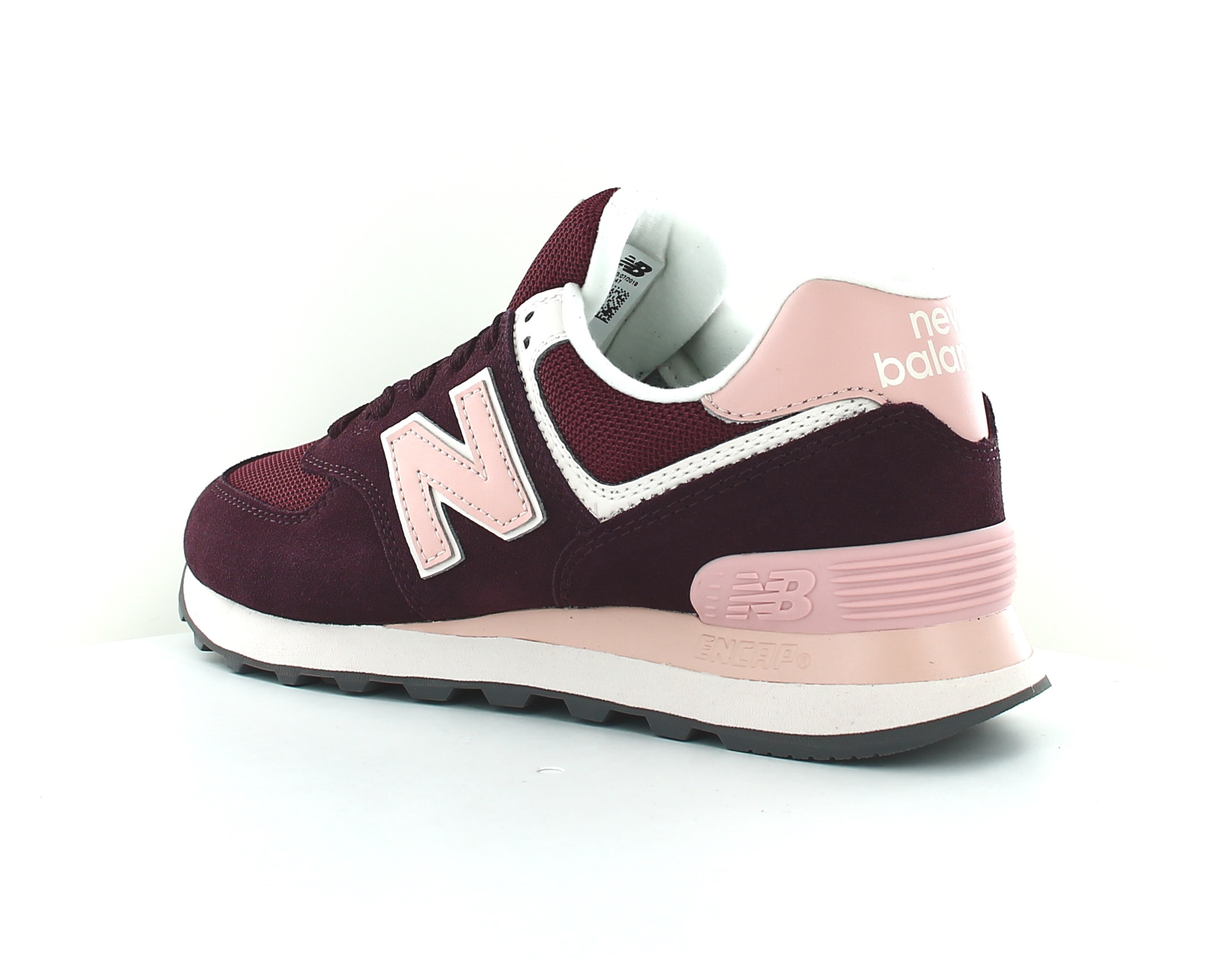New Balance 574 femme Bordeaux rose WL574LDA New Balance 574 femme Bordeaux rose WL574LDA