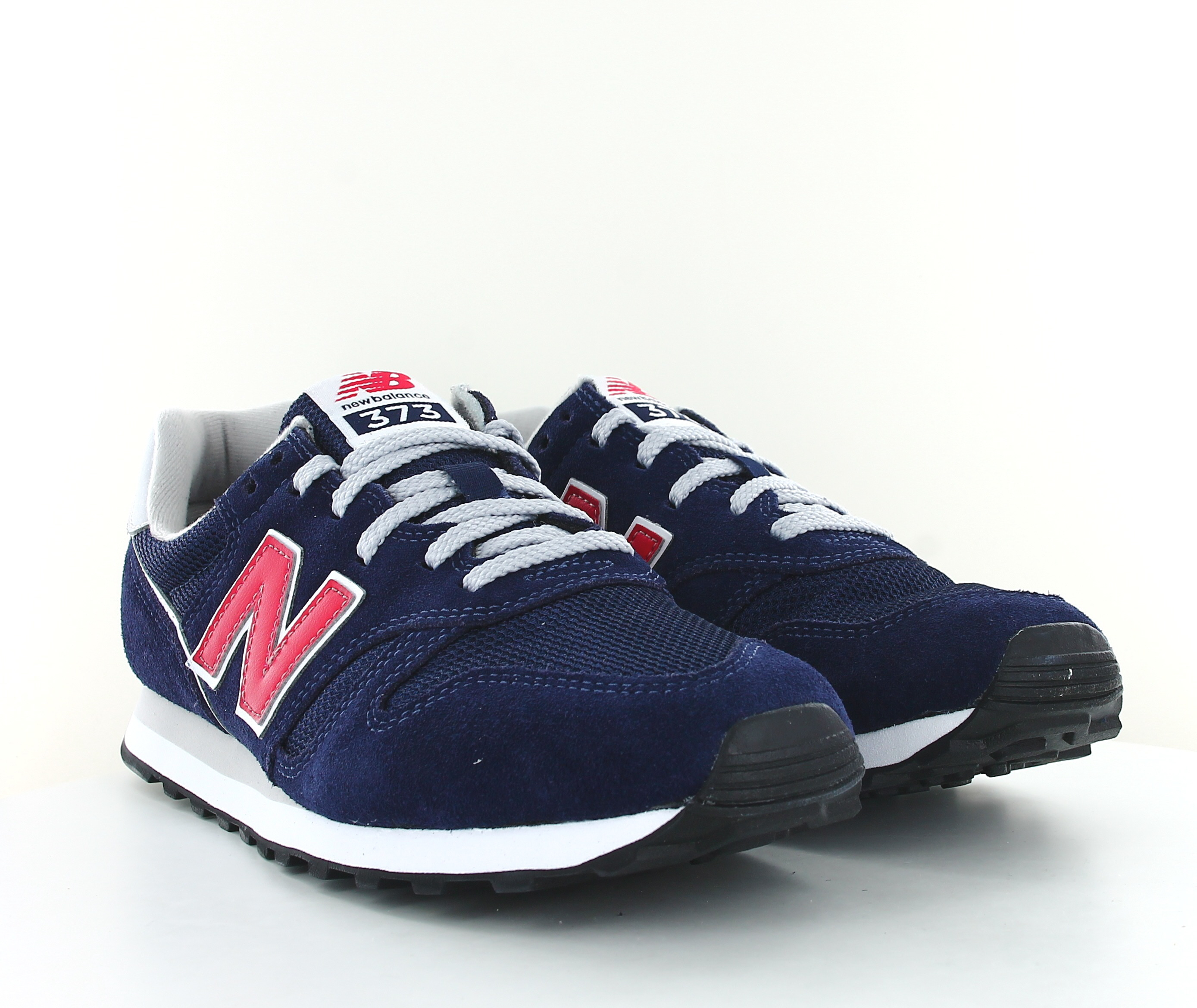 New Balance 373 homme Gris bleu marine rouge