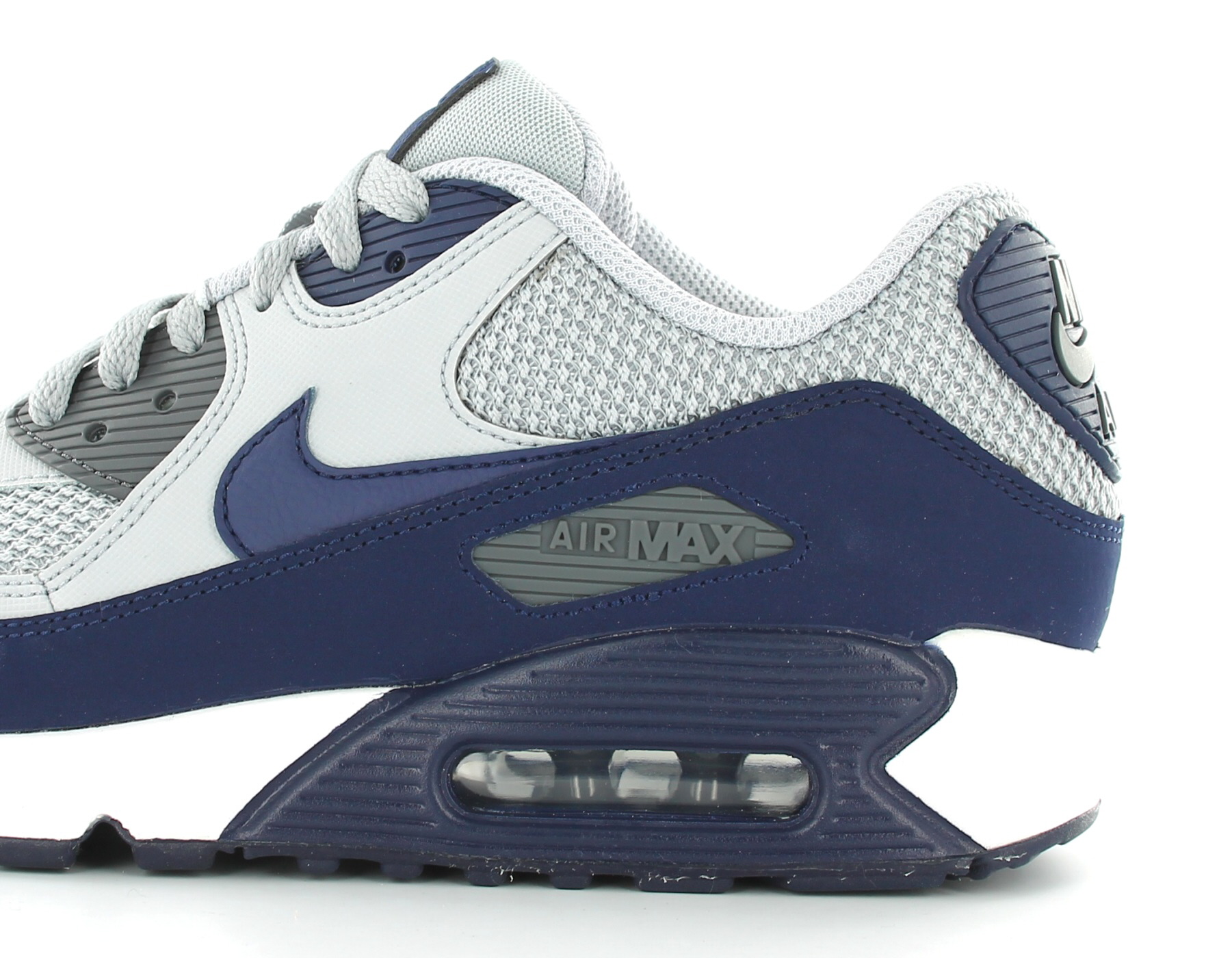 Nike Air Max 90 Essential Gris/Bleu/Marine Nike Air Max 90 Essential Gris/Bleu/Marine