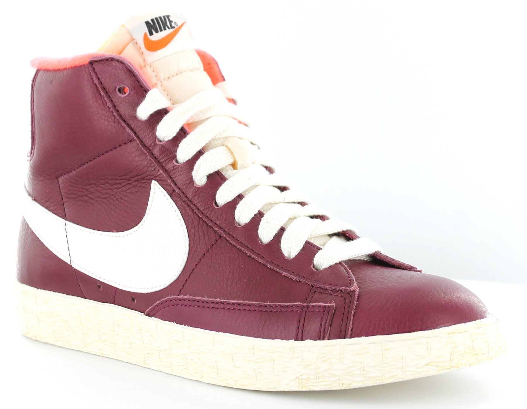 Nike Blazer vintage leather BORDEAUX BLANC 525366 603