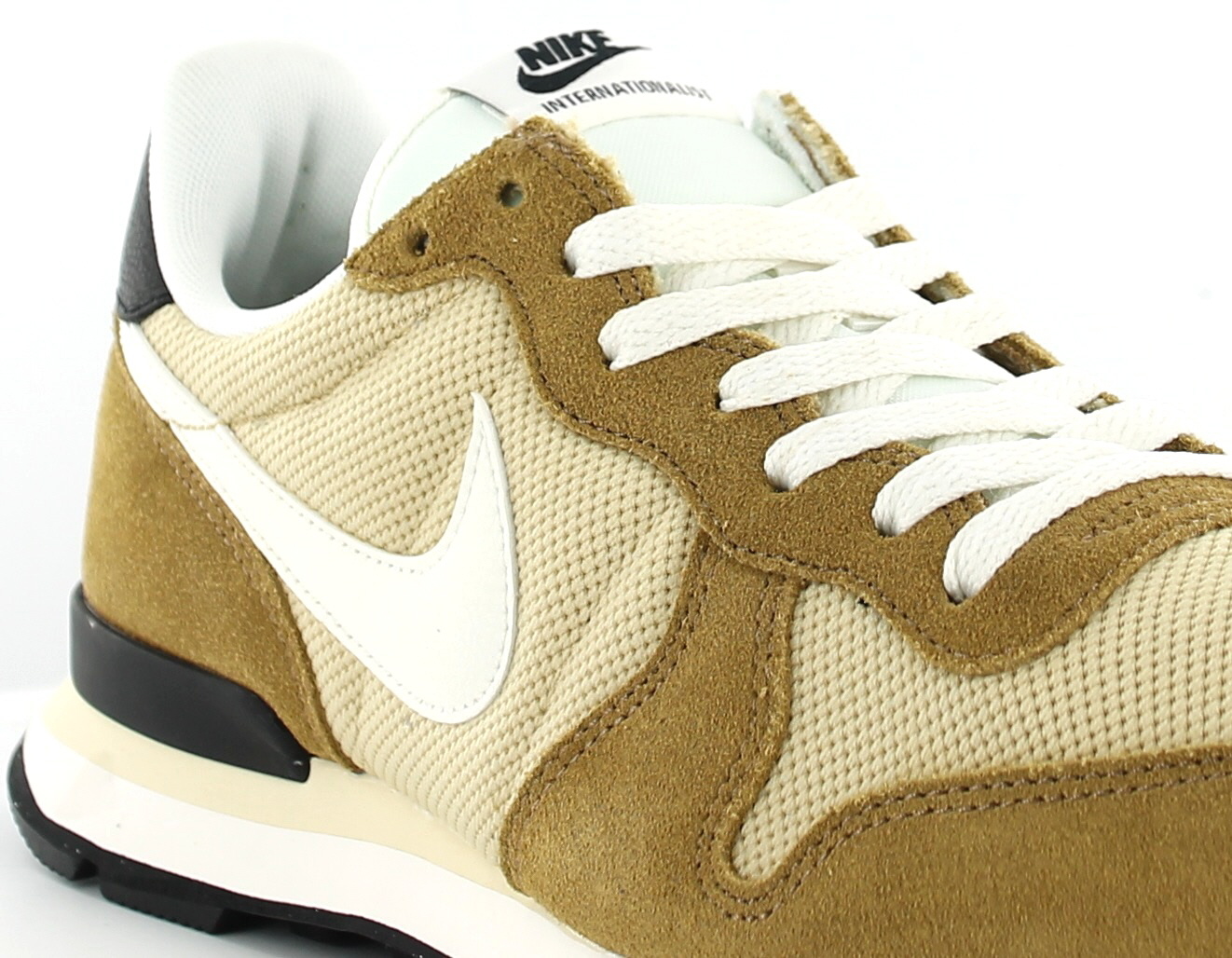 Dormido Fobia Esperar Nike Internationalist Beige-blanc-noir 828041-701