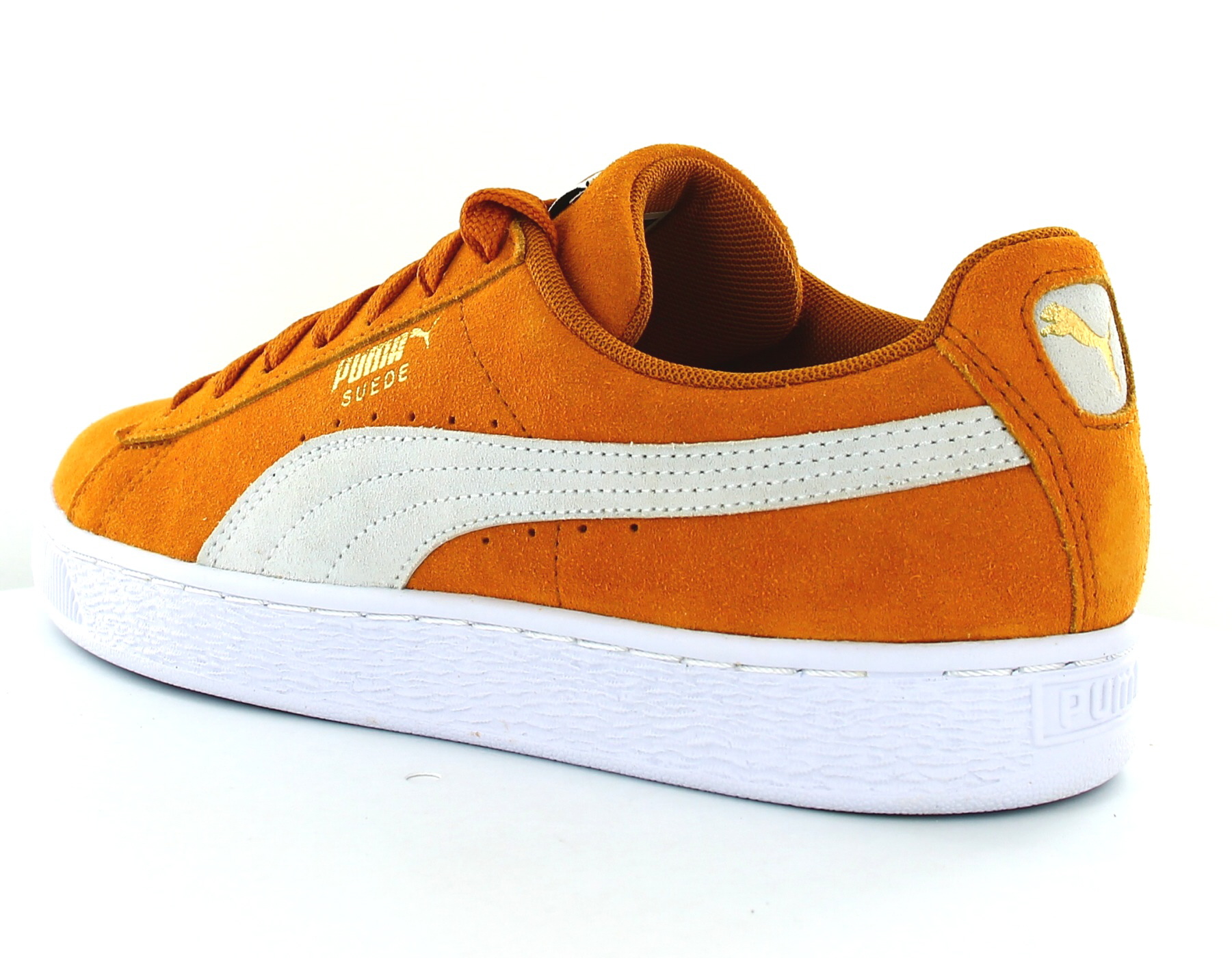 puma suede jaune moutarde femme