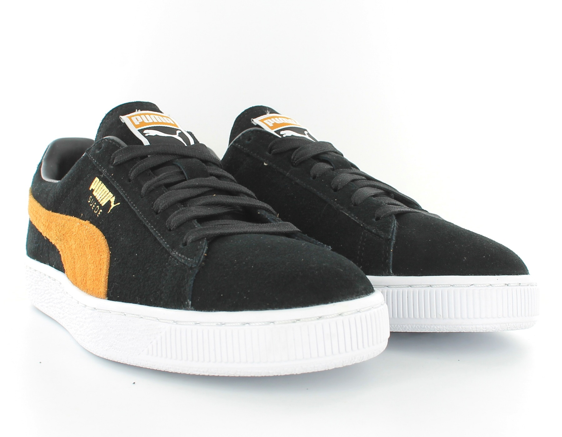 puma suede noir blanche