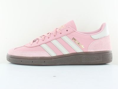 Adidas Spezial cuir rose vert pale