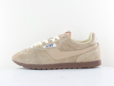 Autry Windspin en daim beige beige