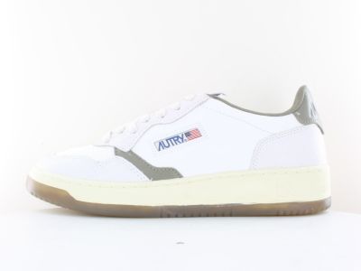 Autry Medalist mesh blanc kaki gris