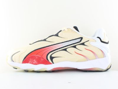 Puma Inhale beige rouge noir