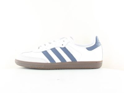 Adidas Samba og blanc bleu argent gomme