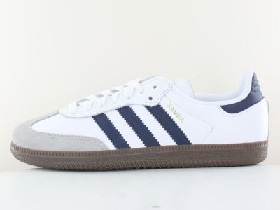 Adidas Samba og blanc bleu gomme foncé