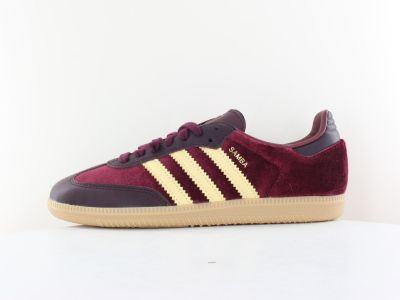 Adidas Samba og bordeaux satin beige