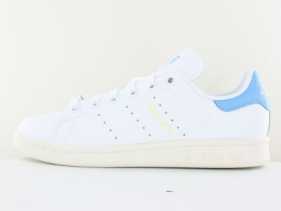 Adidas Stan smith blanc bleu ciel or