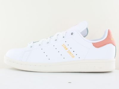 Adidas Stan smith blanc rose jaune