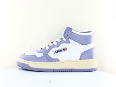 Autry Autry 01 bicolor high blanc mauve